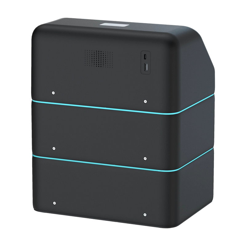 8 Slots Power Bank Station with Screen and Card Reader