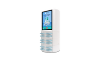 Monetize Space: 12-Slot Power Bank Rental Station with Screen